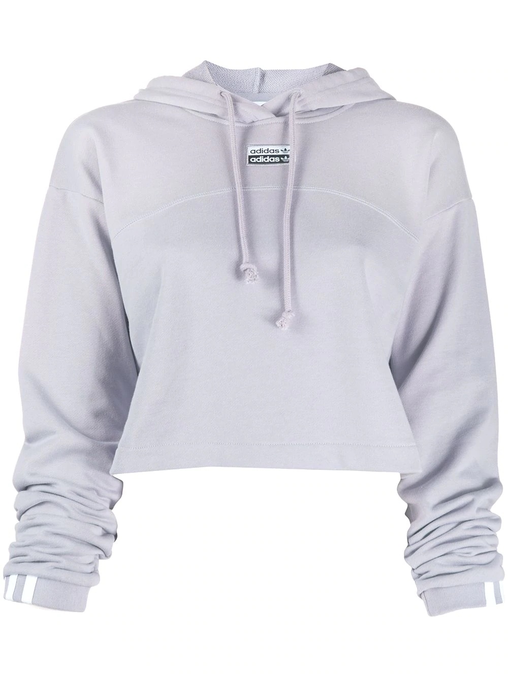 R.Y.V. cropped cotton hoodie - 1