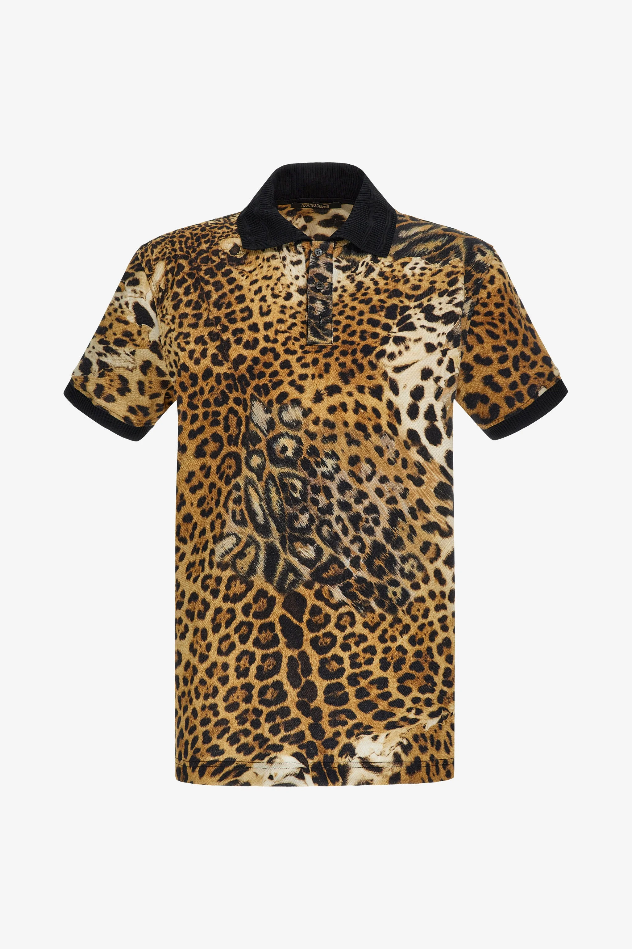 Polo with Jaguar Skin print - 1
