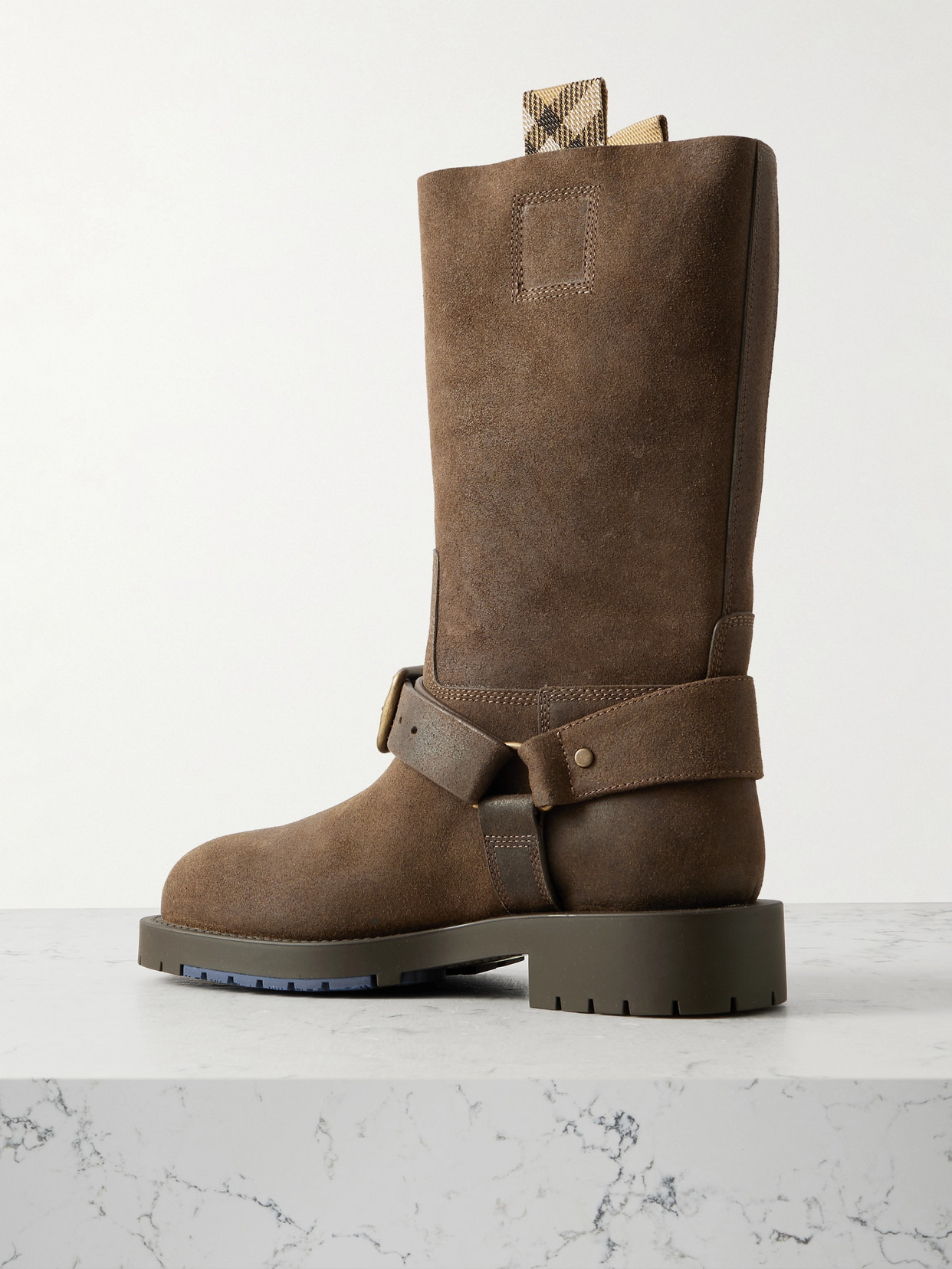 Buckled Suede Boots - 3