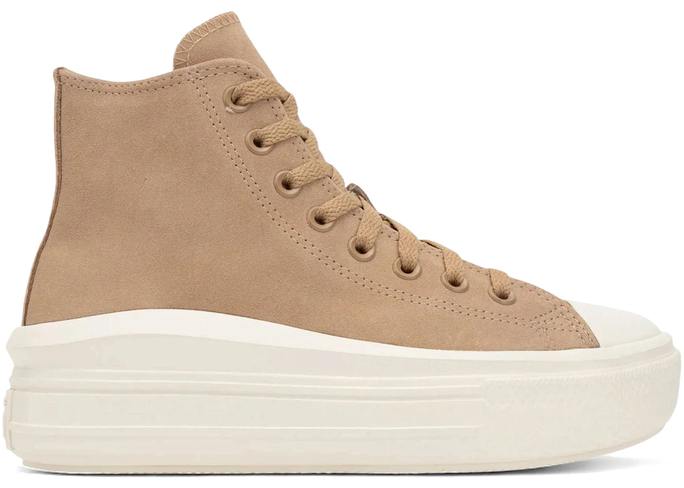 Converse Chuck Taylor All Star Move Platform Hi Colorful Suede Coffee Rum (Women's) - 1