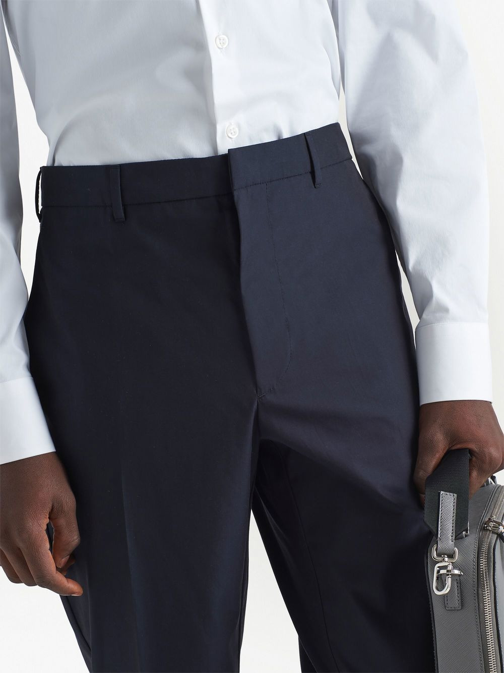 tailored straight-leg trousers - 4