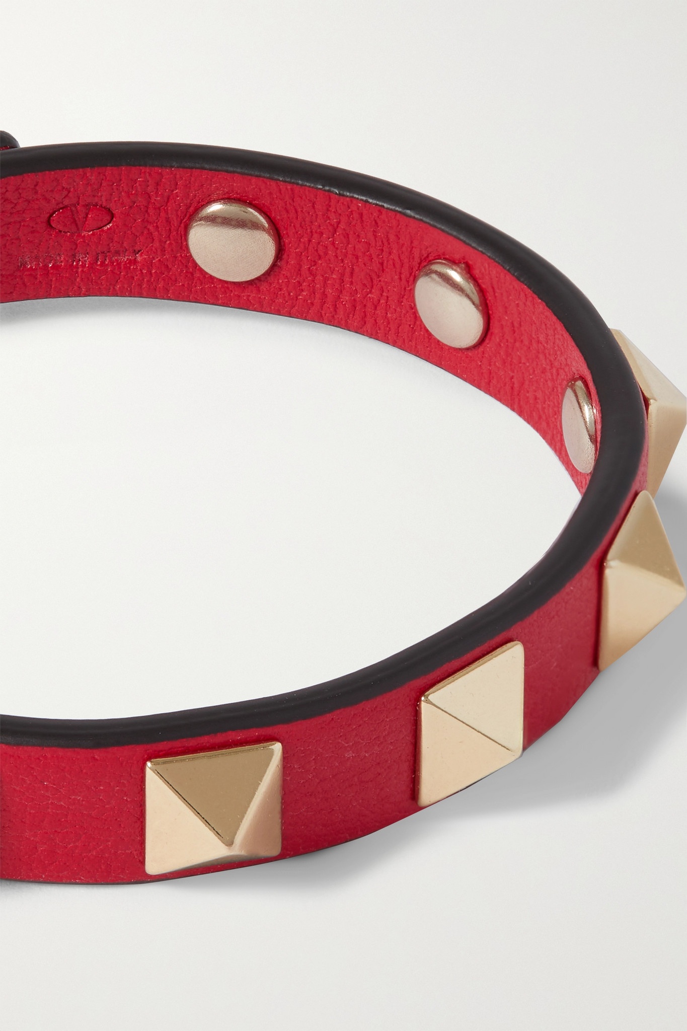 Valentino Garavani The Rockstud leather bracelet - 4