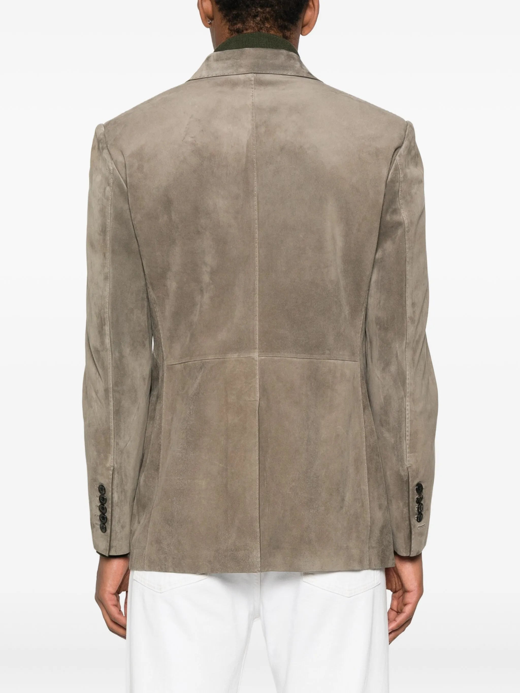 Tom Ford Single-breasted Suede Blazer - 3
