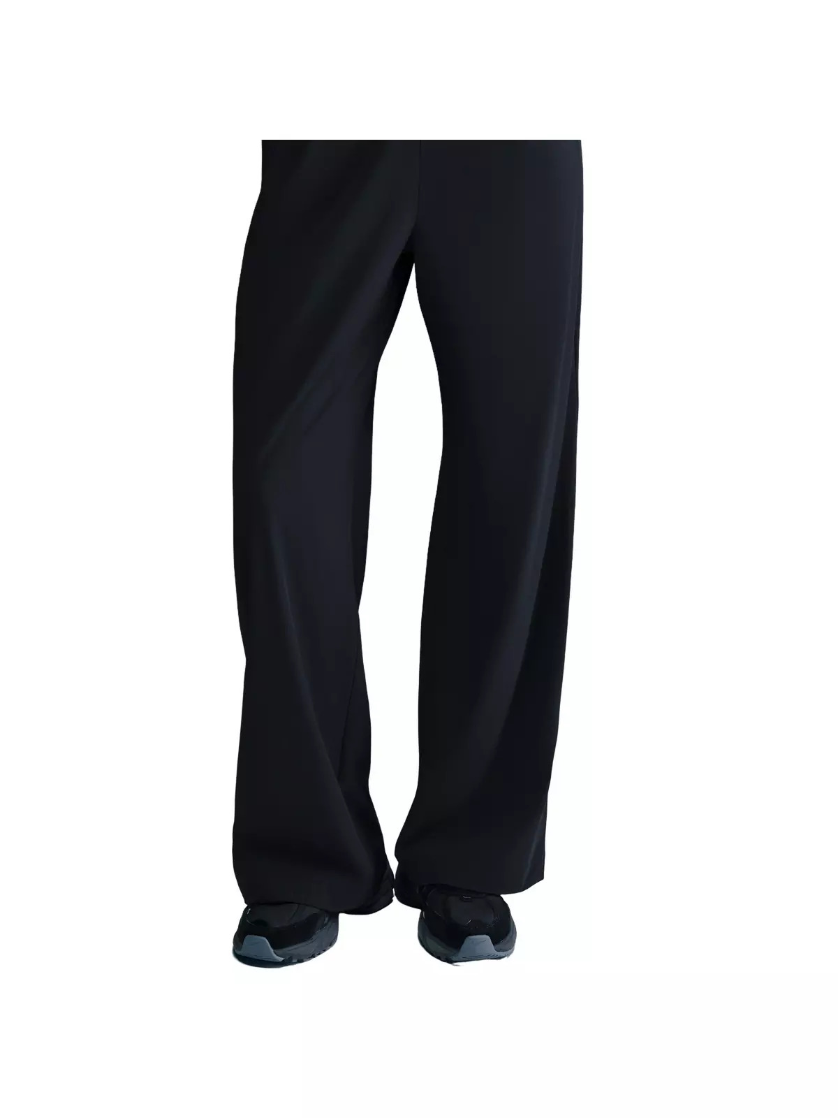 Women's 24.7 PerfectStretch Dri-FIT High-waisted Loose wide-Leg Pants -Black - 2