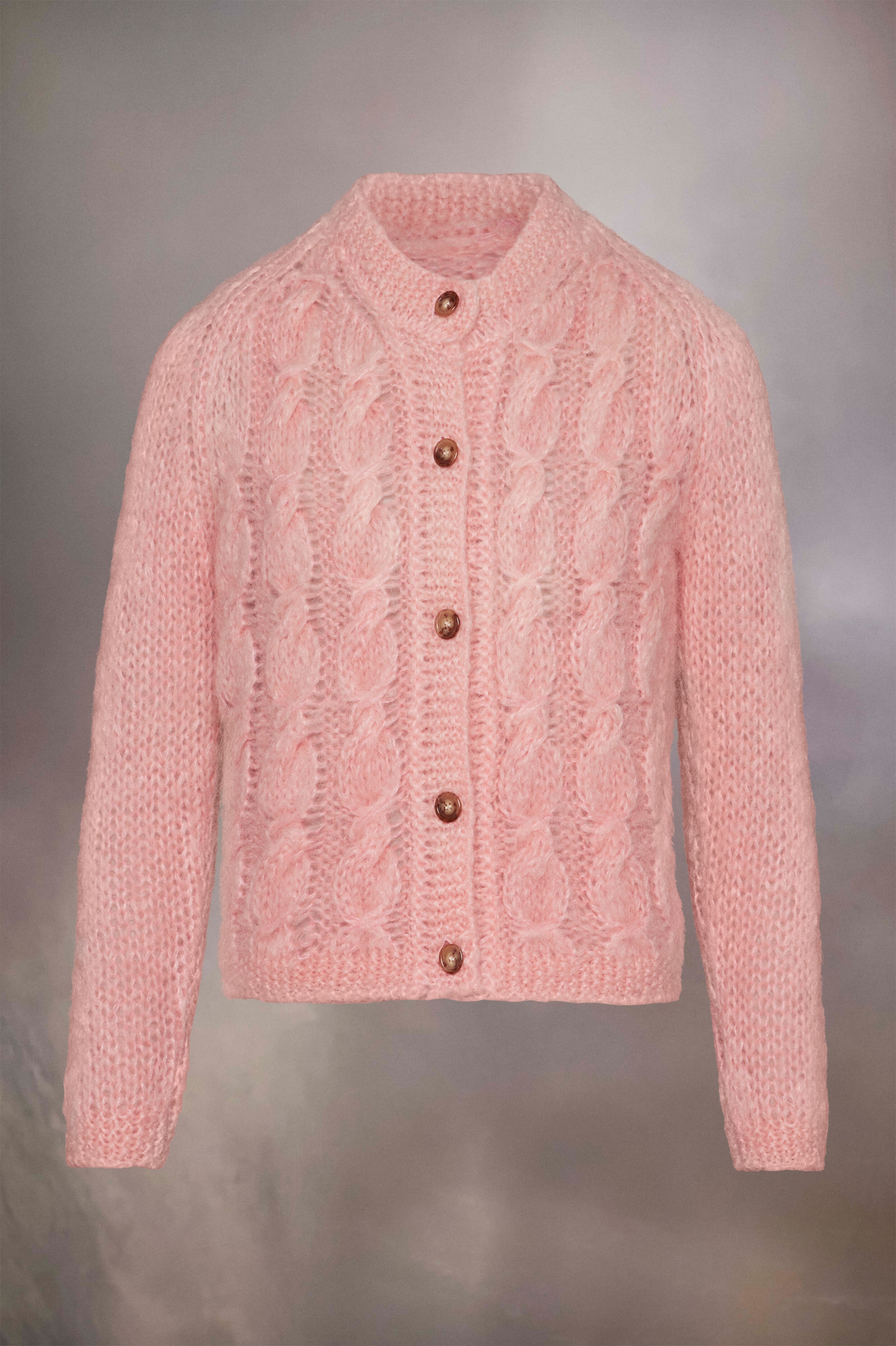 Faded mohair cardigan - 2