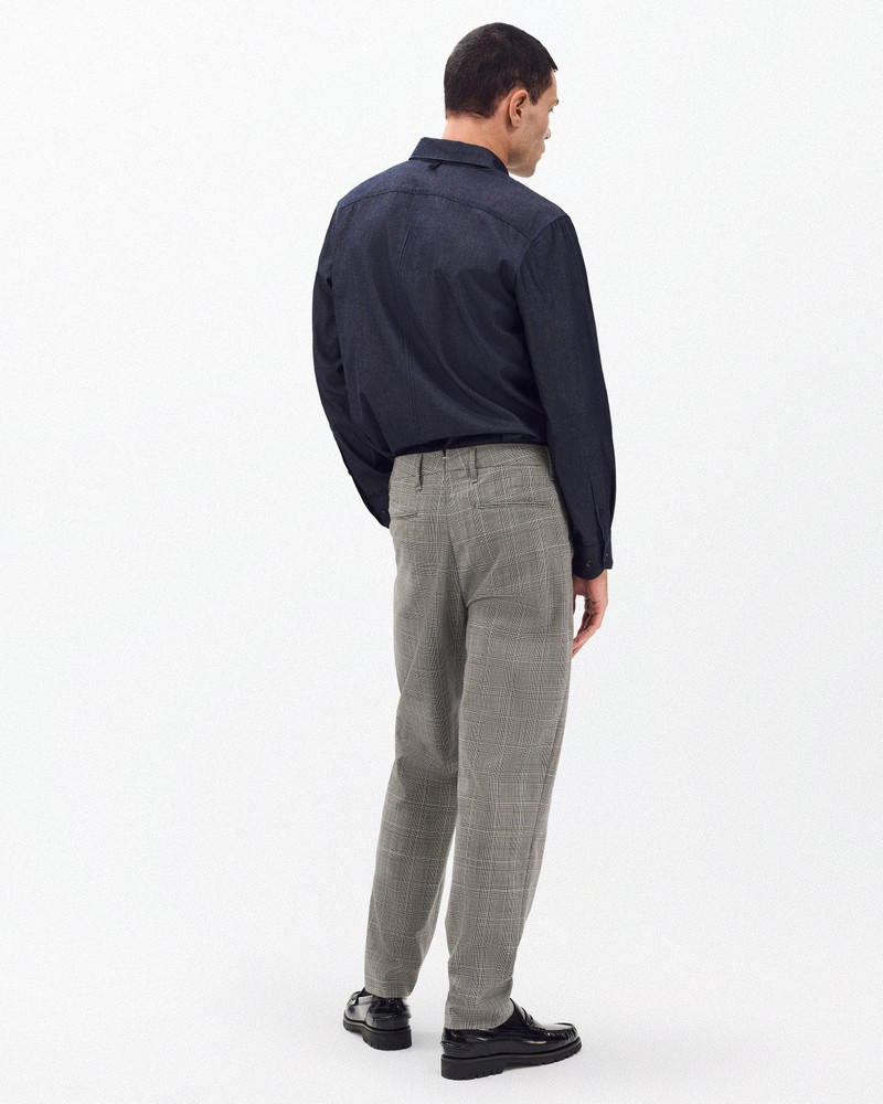 Evan Italian Plaid Wool Trousers 6