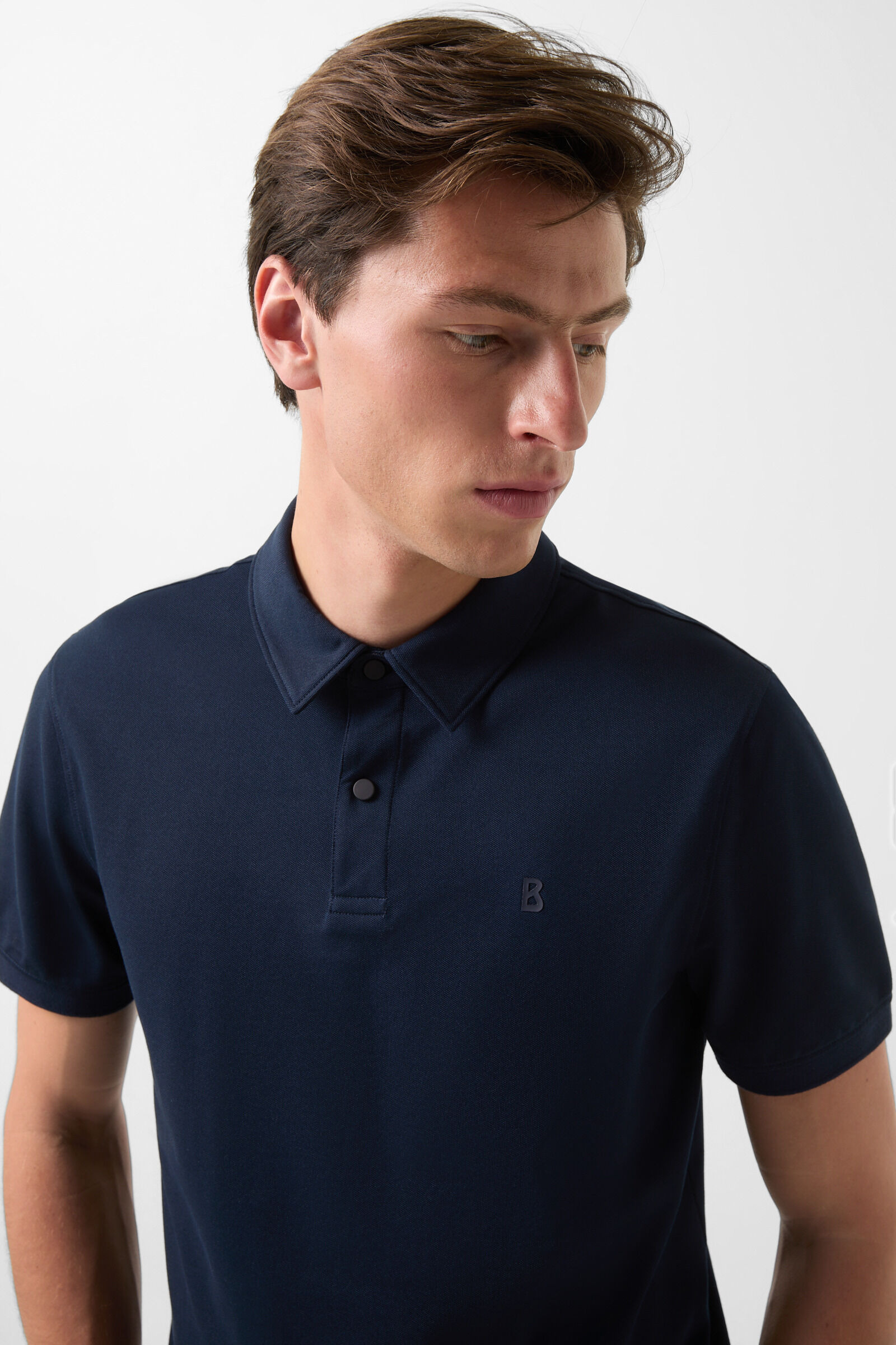 Timo polo shirt in Navy blue - 4