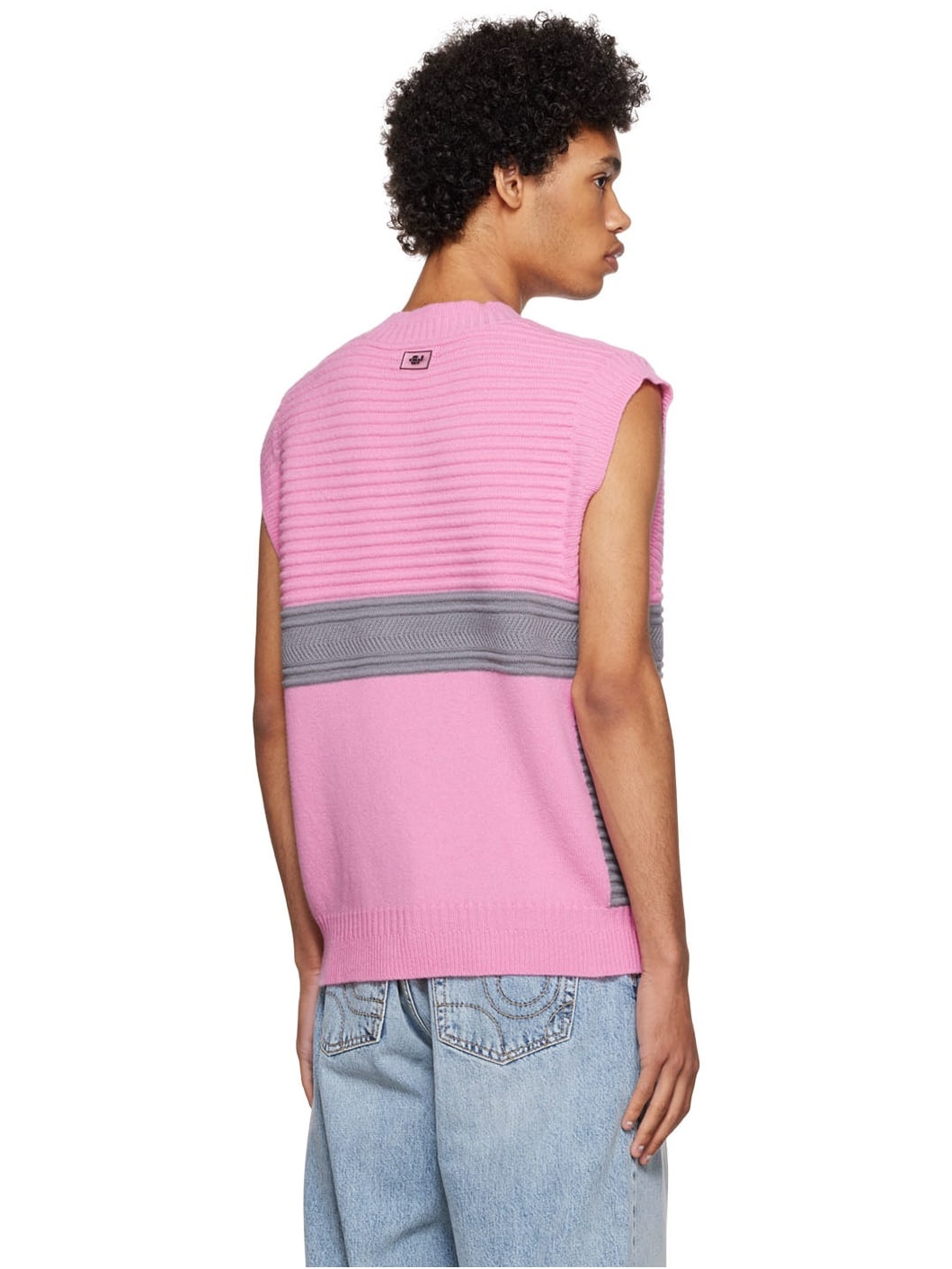 SSENSE Exclusive Pink Mane Vest - 3