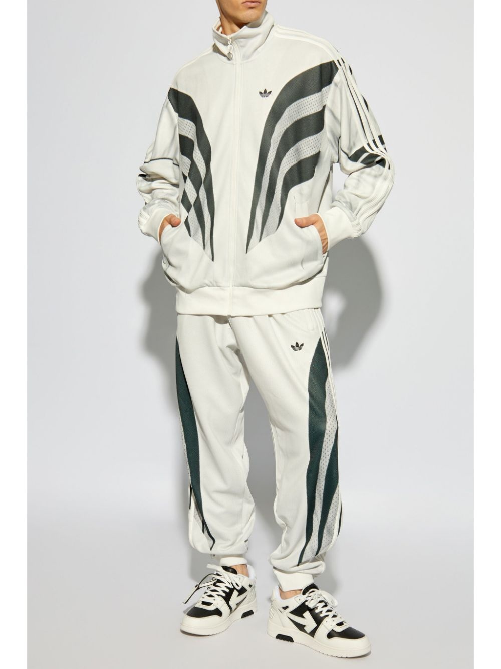 3-Stripes-print track jacket - 2