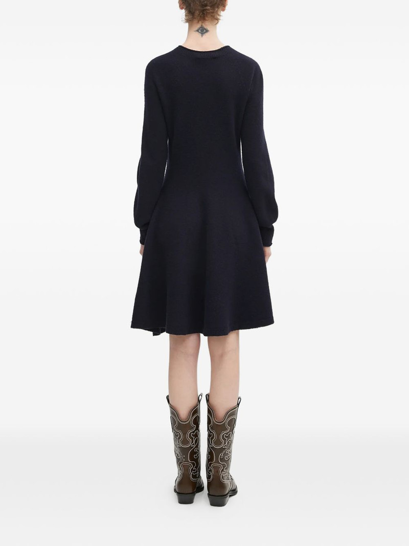 long-sleeves logo mini dress 3