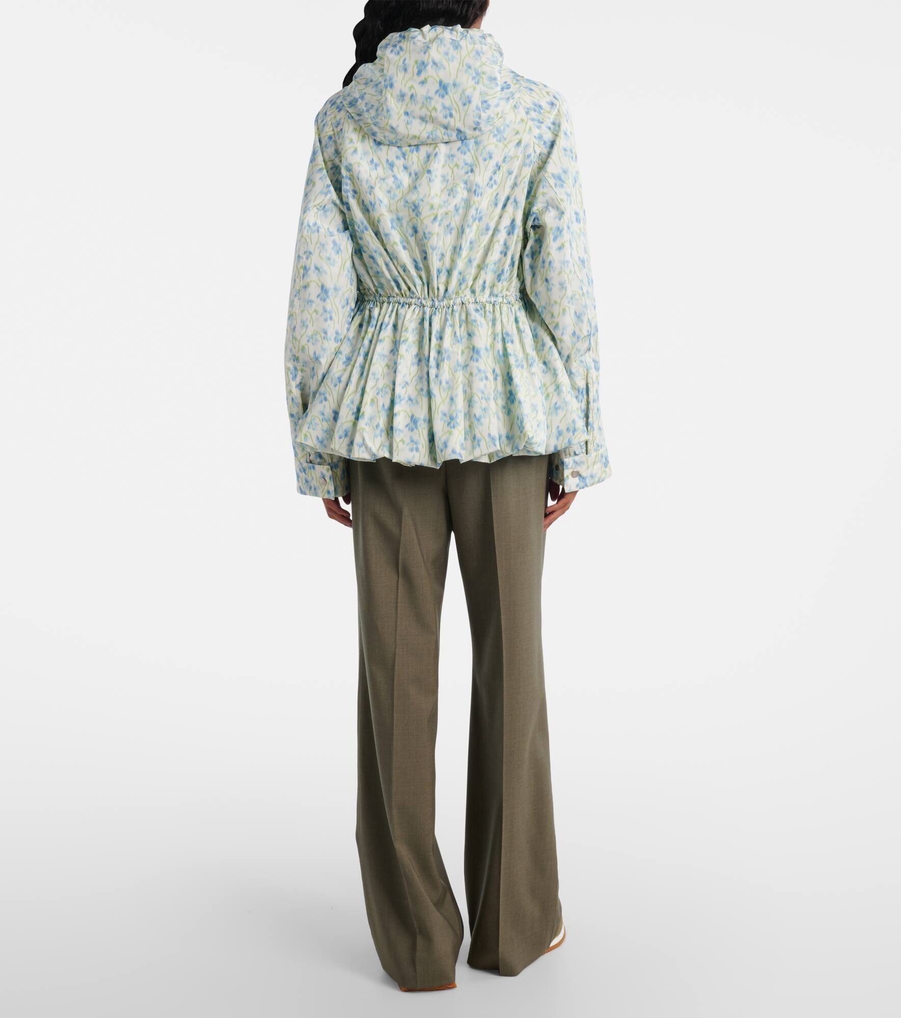 Floral peplum jacket - 3