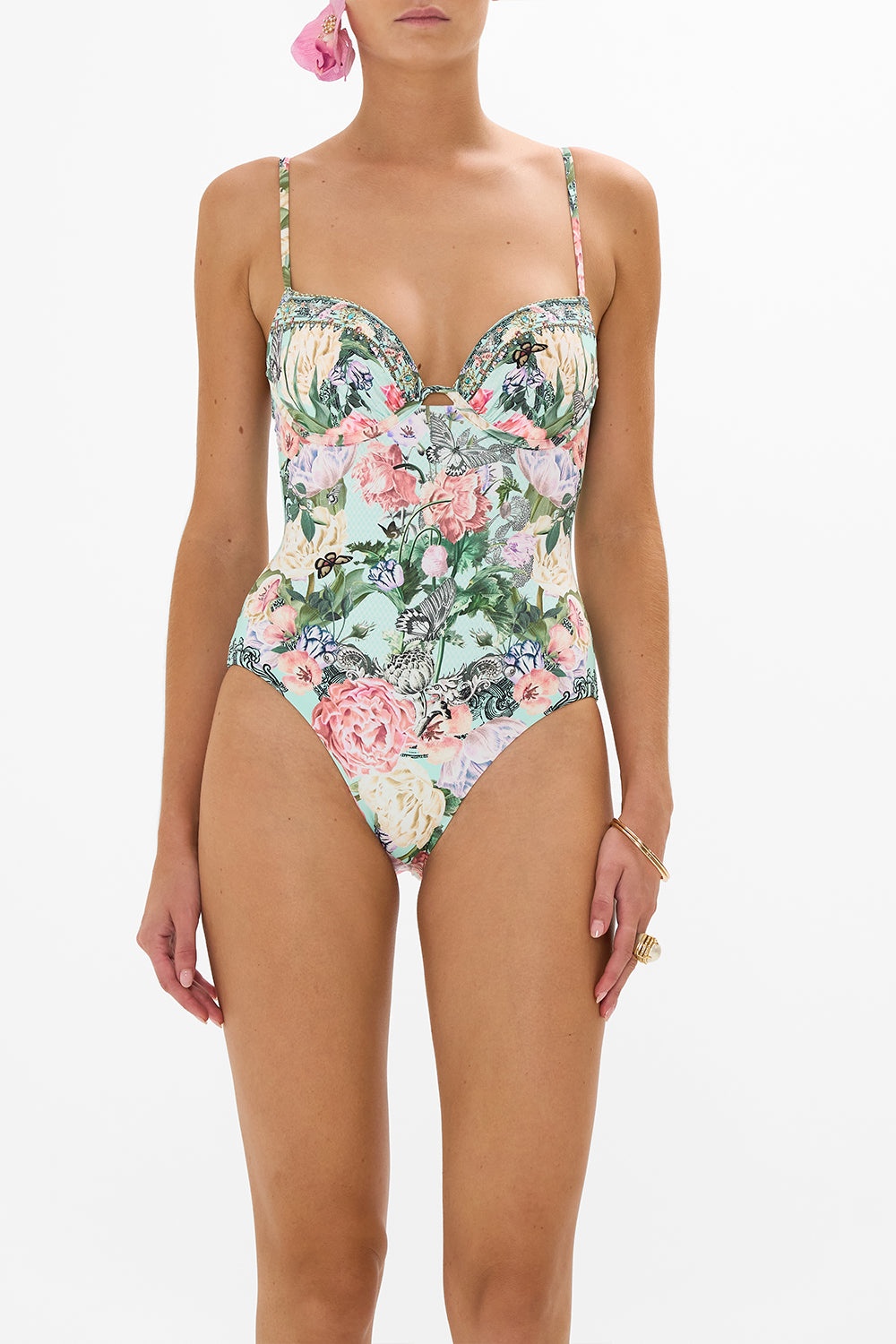 CONTINUOUS WIRE MOULDED BRA ONE PIECE - 5