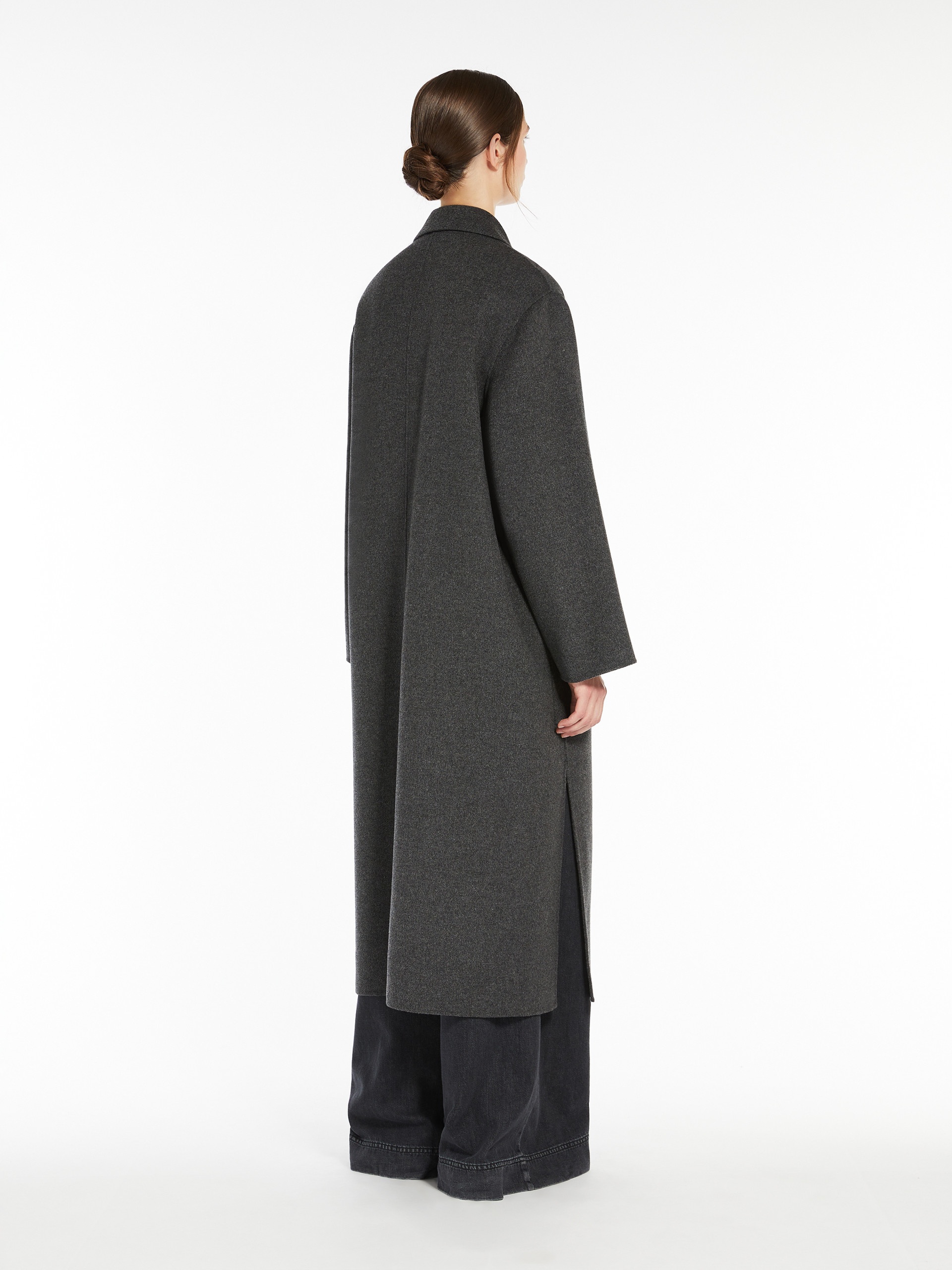 GALOSCE Long double-faced wool coat - 4