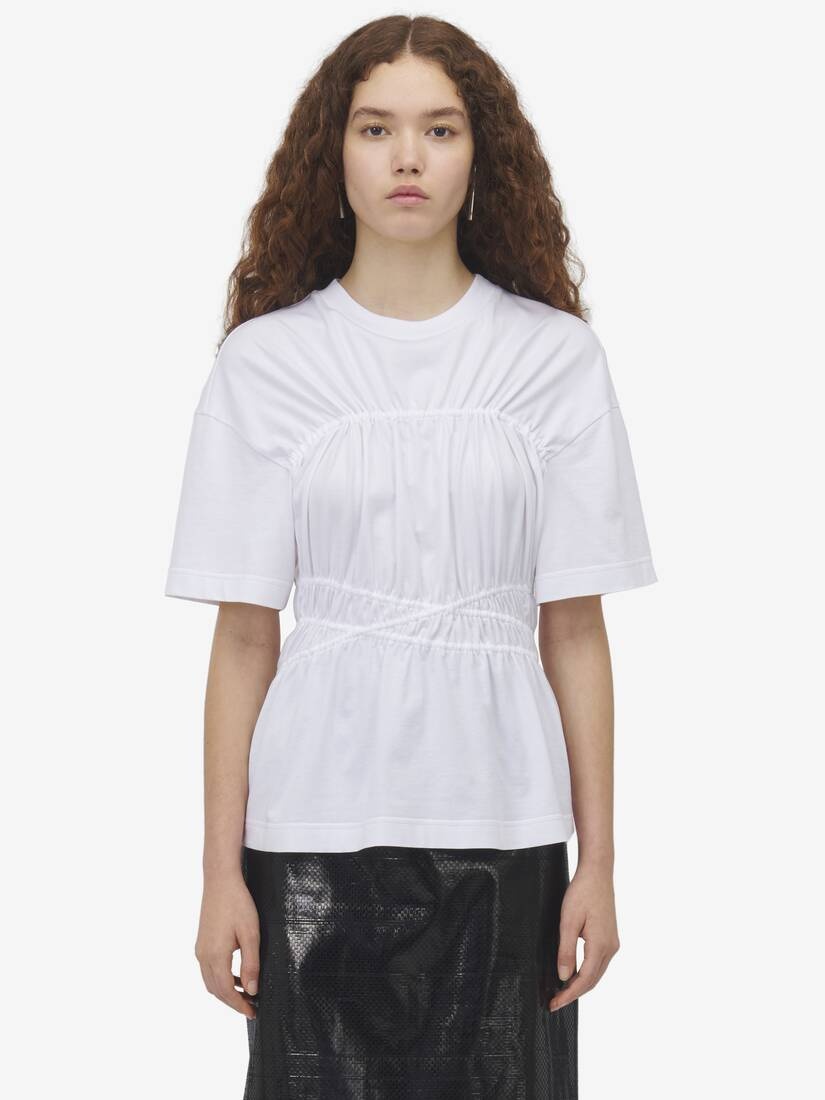 Gathered T-shirt - 6