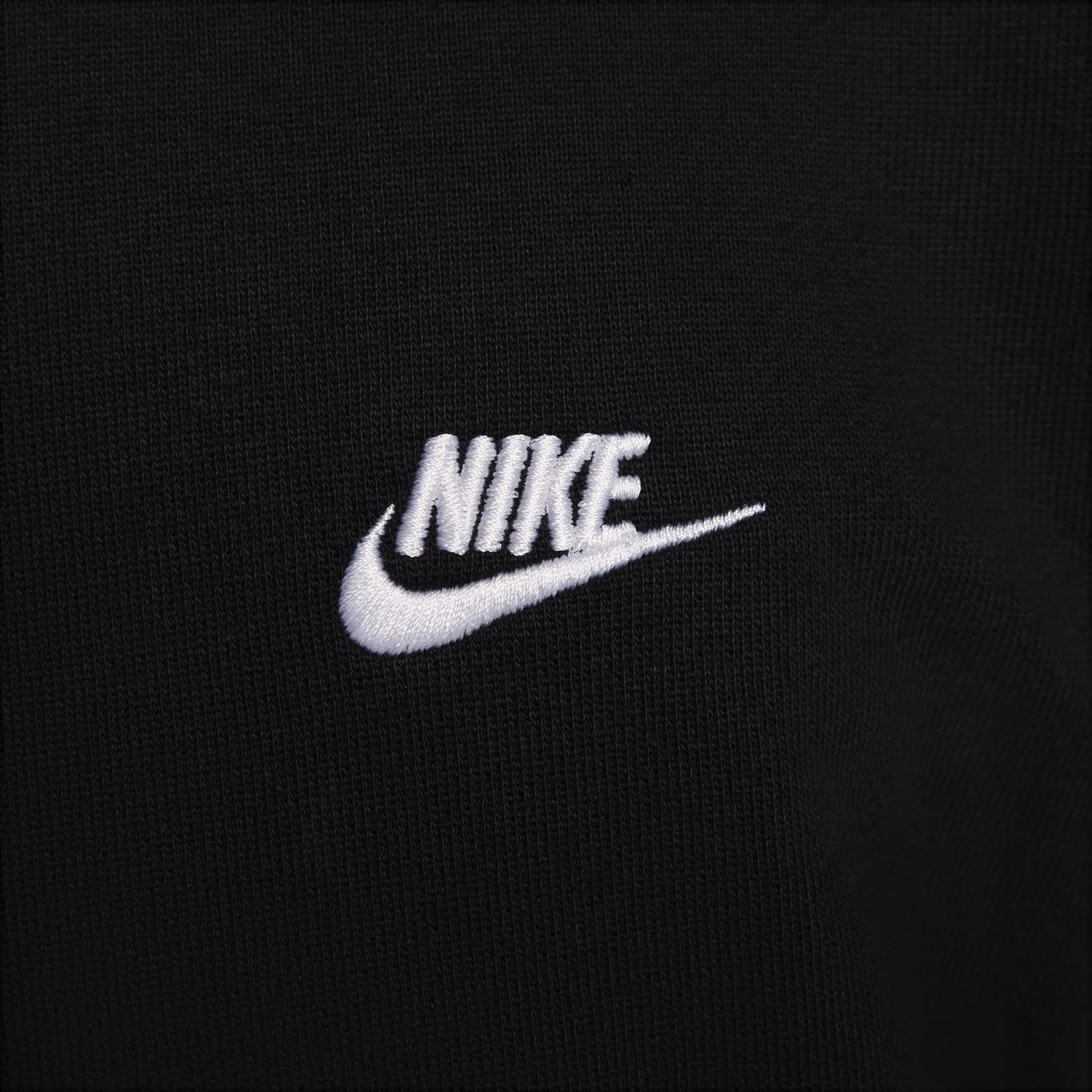 Nike Club Fleece Oversized French Terry Crewneck Sweatshirt Asia Sizing 'Black' HJ1820-010 - 3