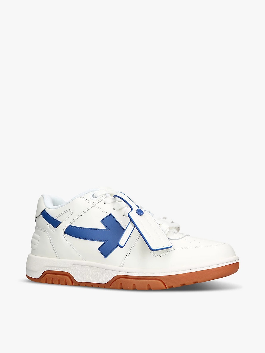 Out of Office gum-sole low-top leather trainers - 3