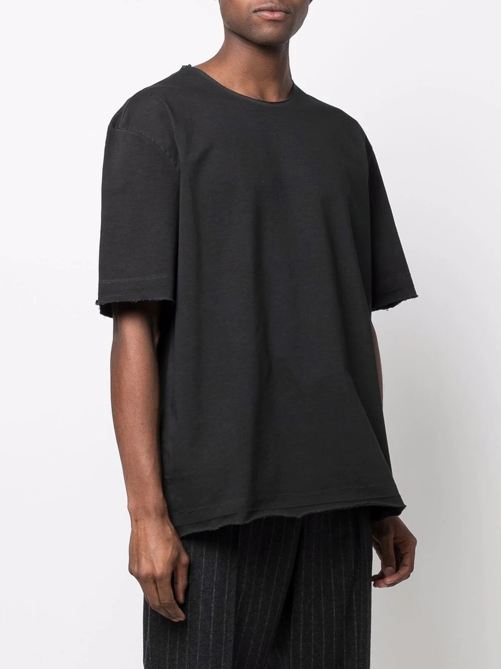 raw-edge oversized T-shirt - 3