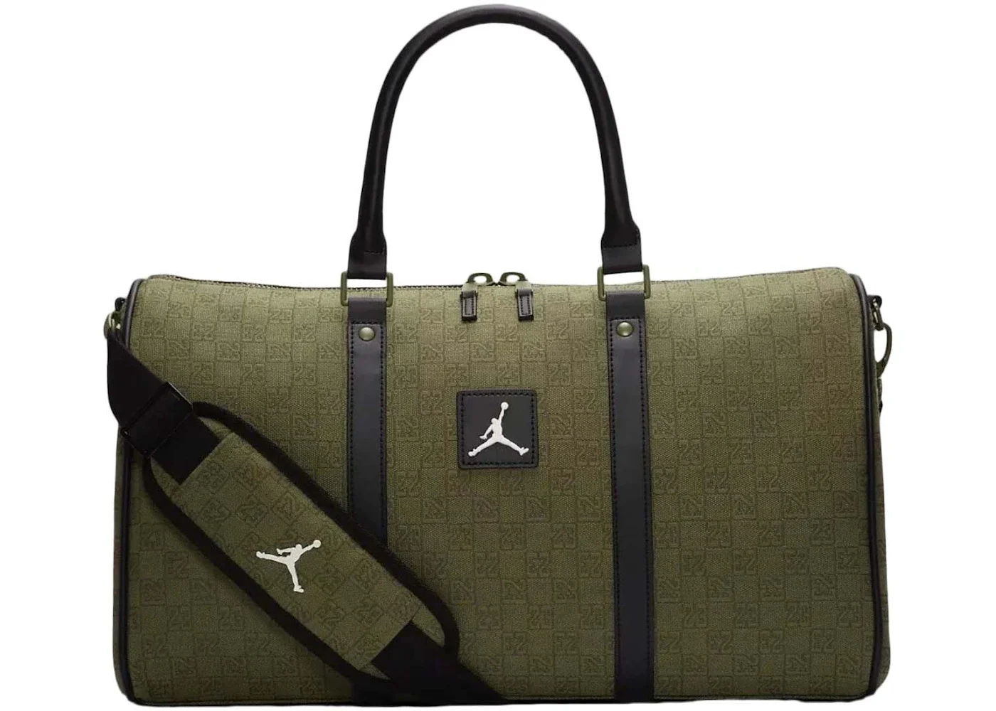 Jordan Monogram Duffle Bag (Green Zipper) Green - 1