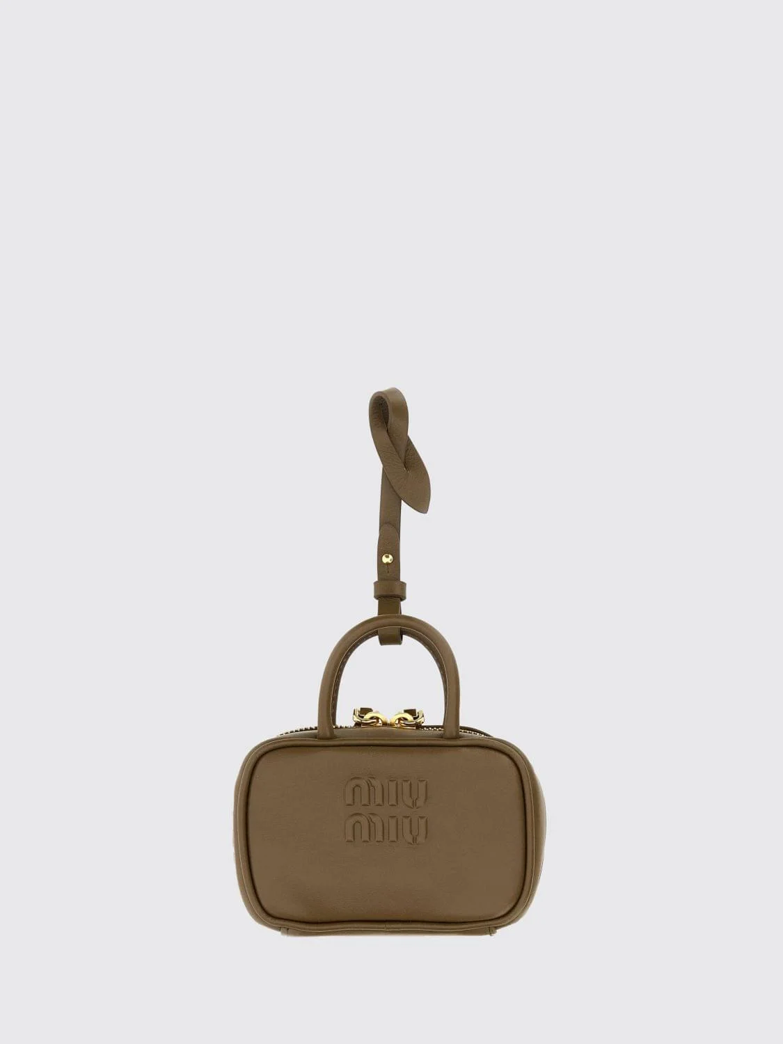 Miu Miu Women Miu Miu Leather Bag Key Ring - 1