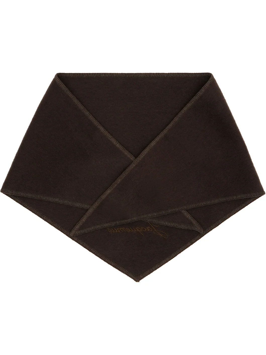 Brown 'The Cachemiro' Bandana Scarf - 1