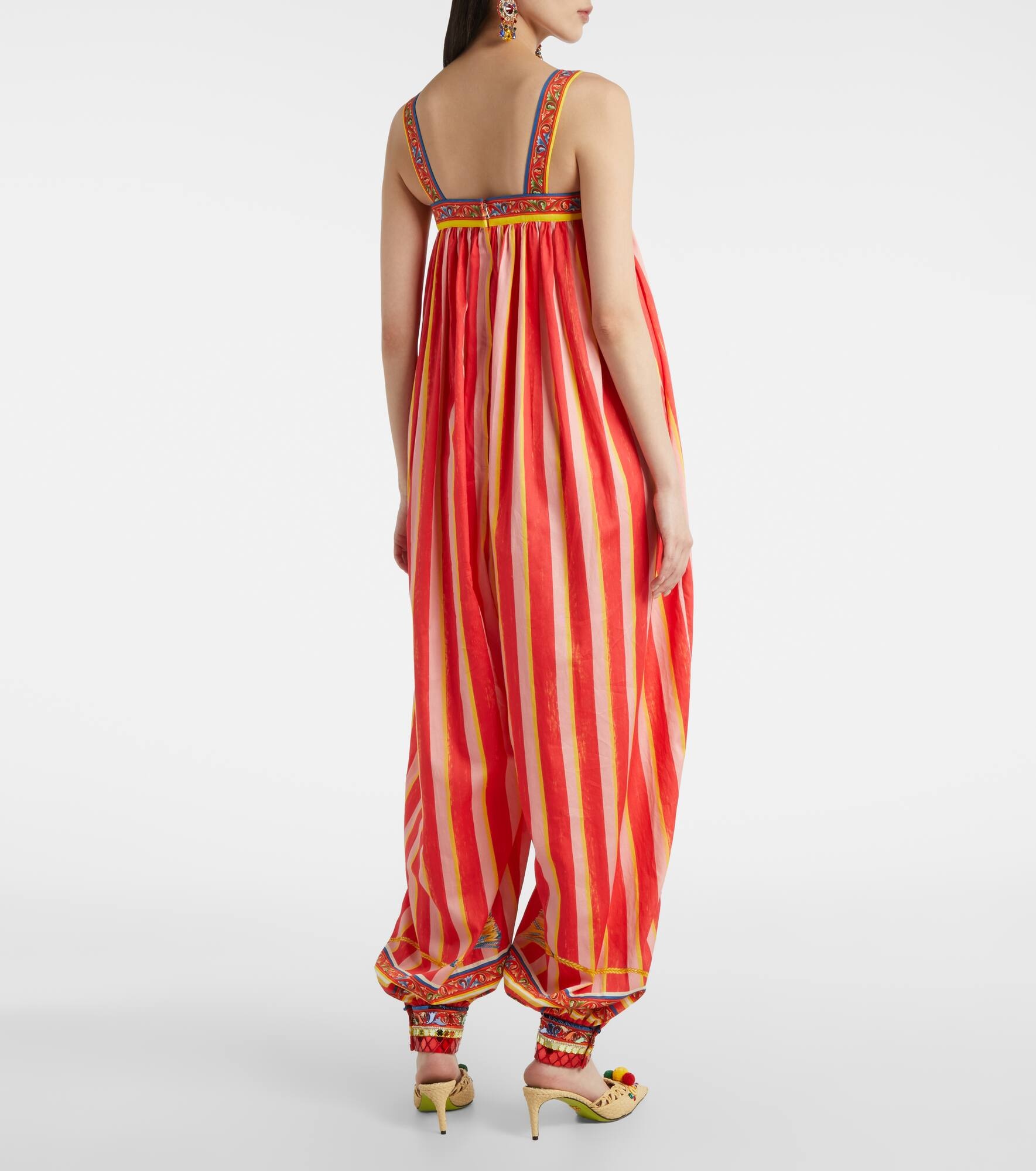 Printed cotton jumpsuit - 3