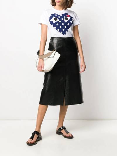 Comme des Garçons PLAY logo print T-shirt outlook