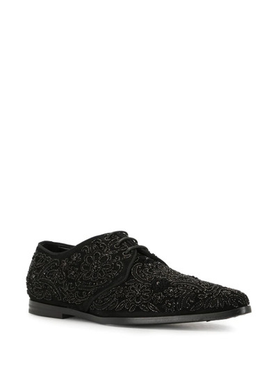 Dolce & Gabbana embroidered derby shoes outlook