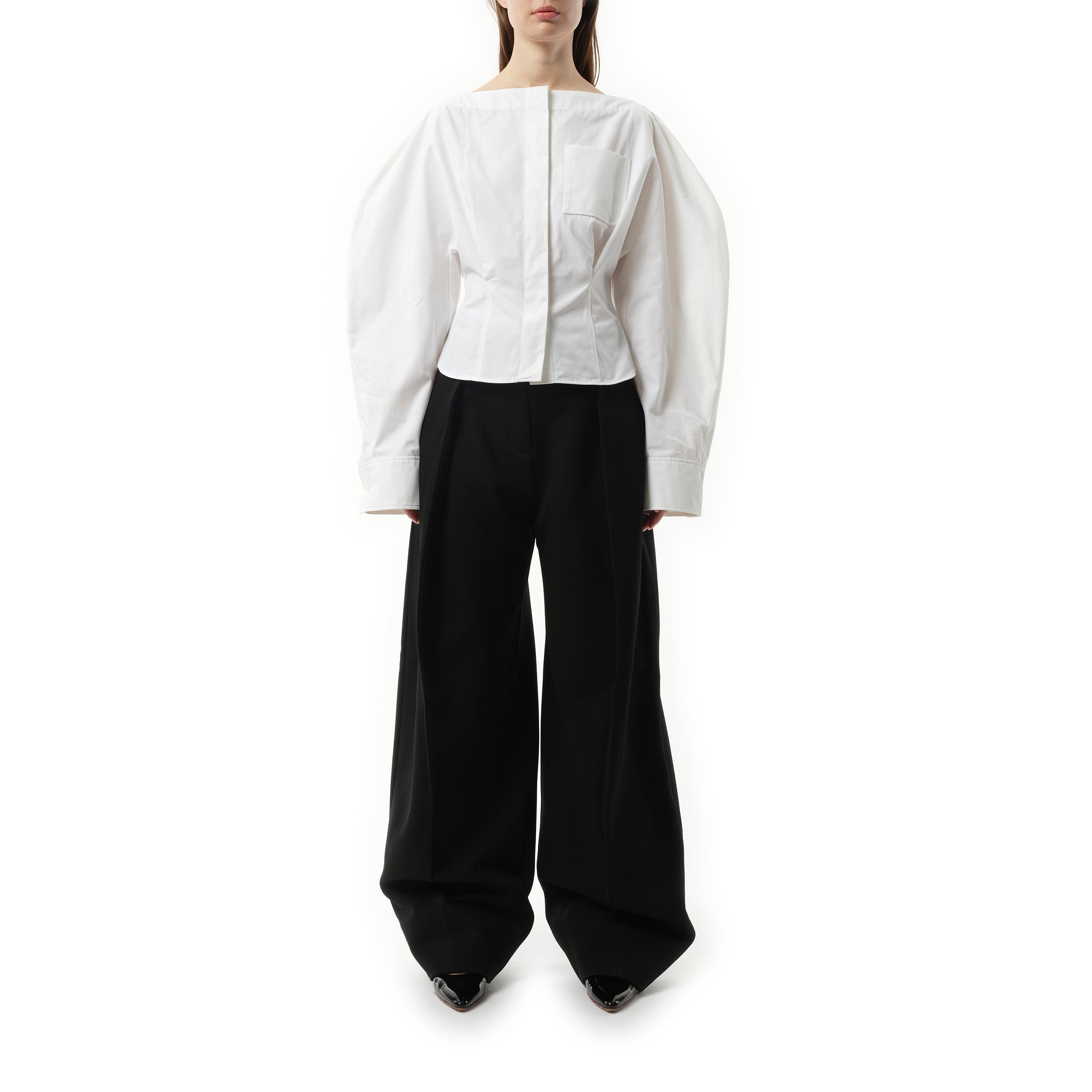 La Chemise Barco in White - 4