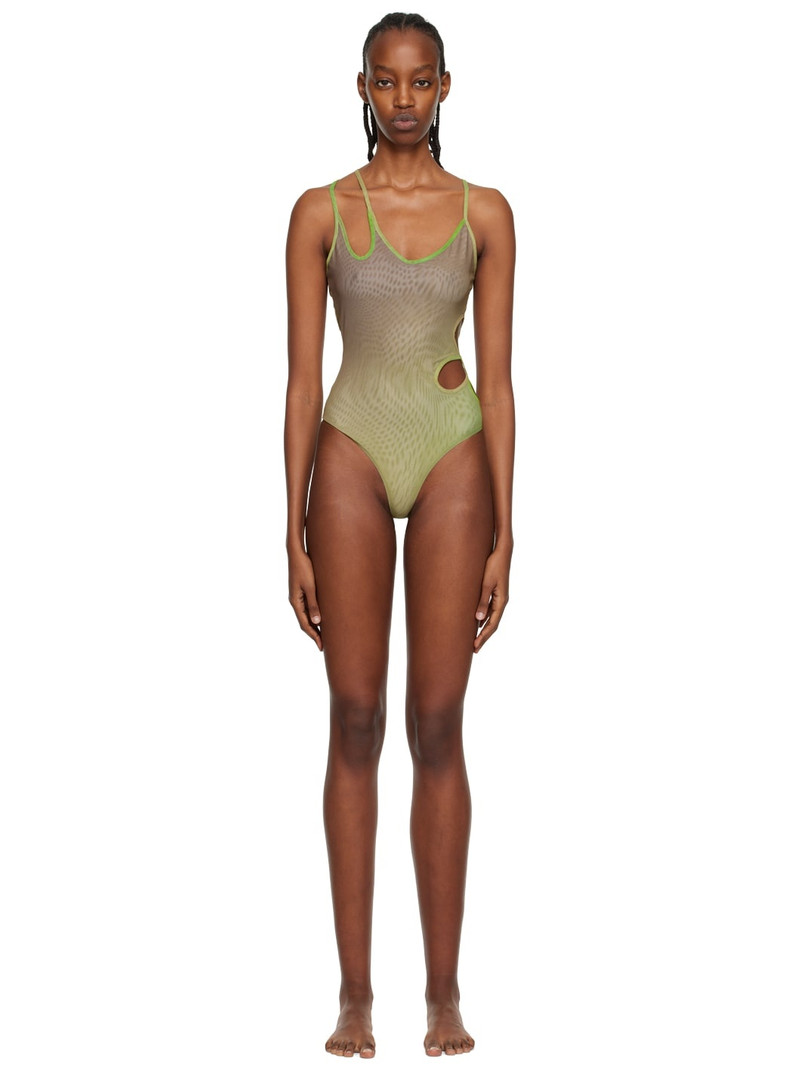 Khaki Sita One-Piece Swimsuit 1