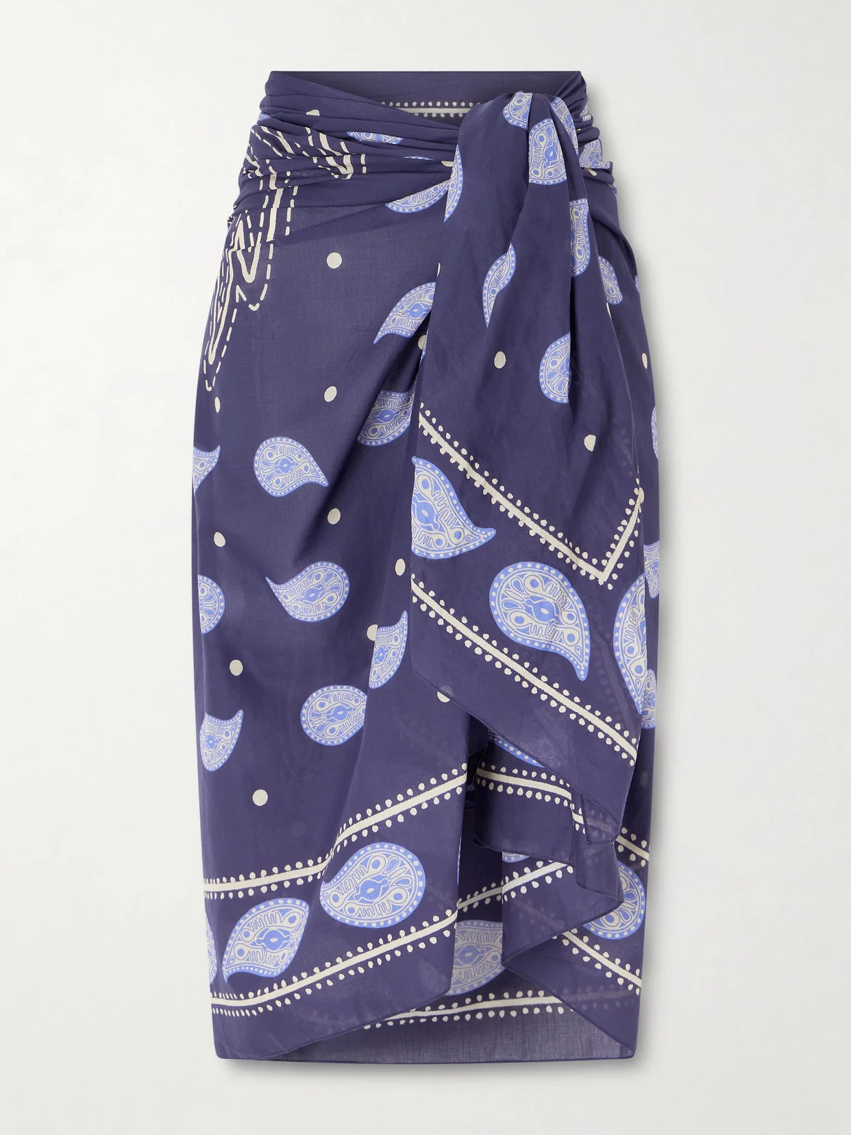 Vibrant Horizons Printed Cotton Pareo - 1