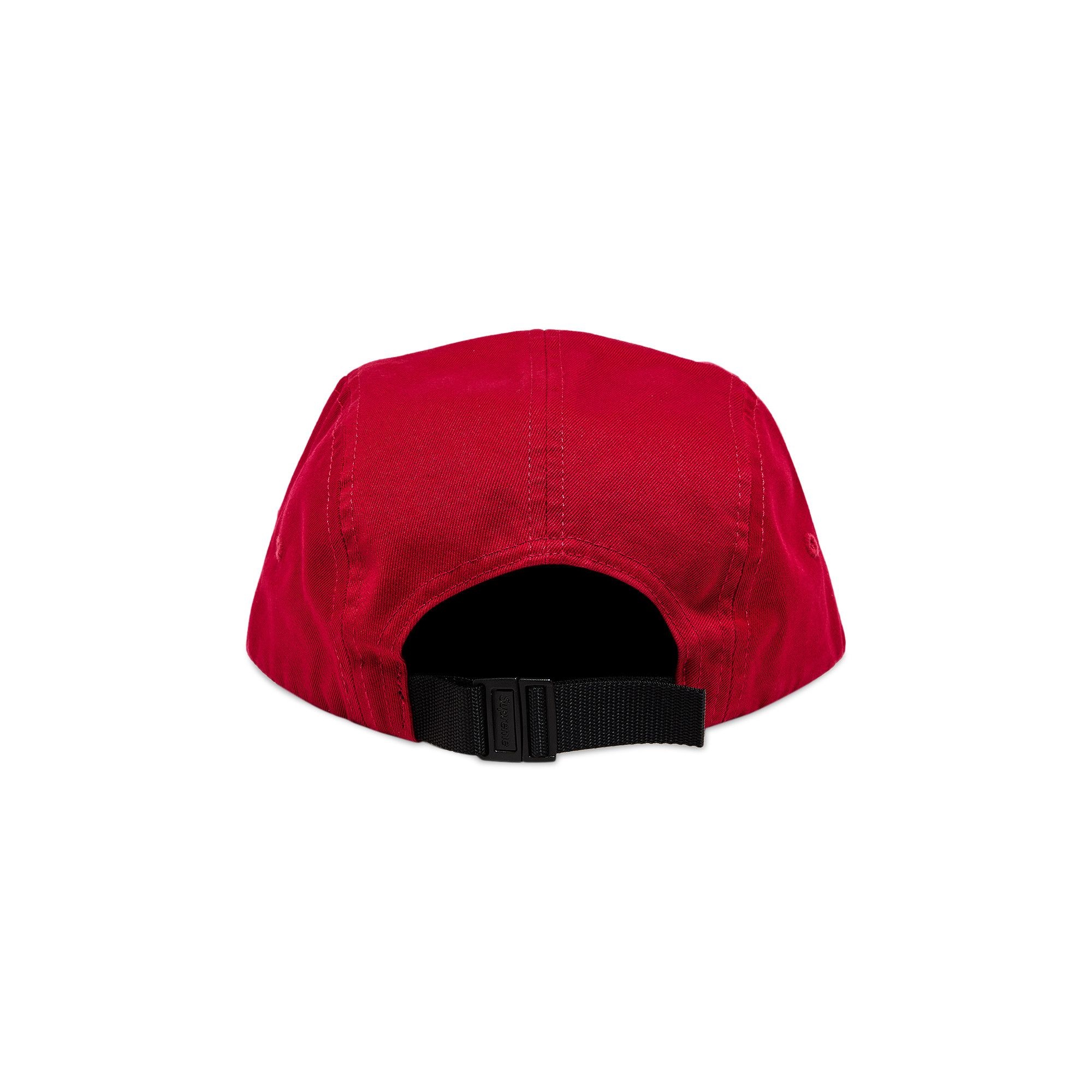 Supreme Washed Chino Twill Camp Cap 'Red' - 4