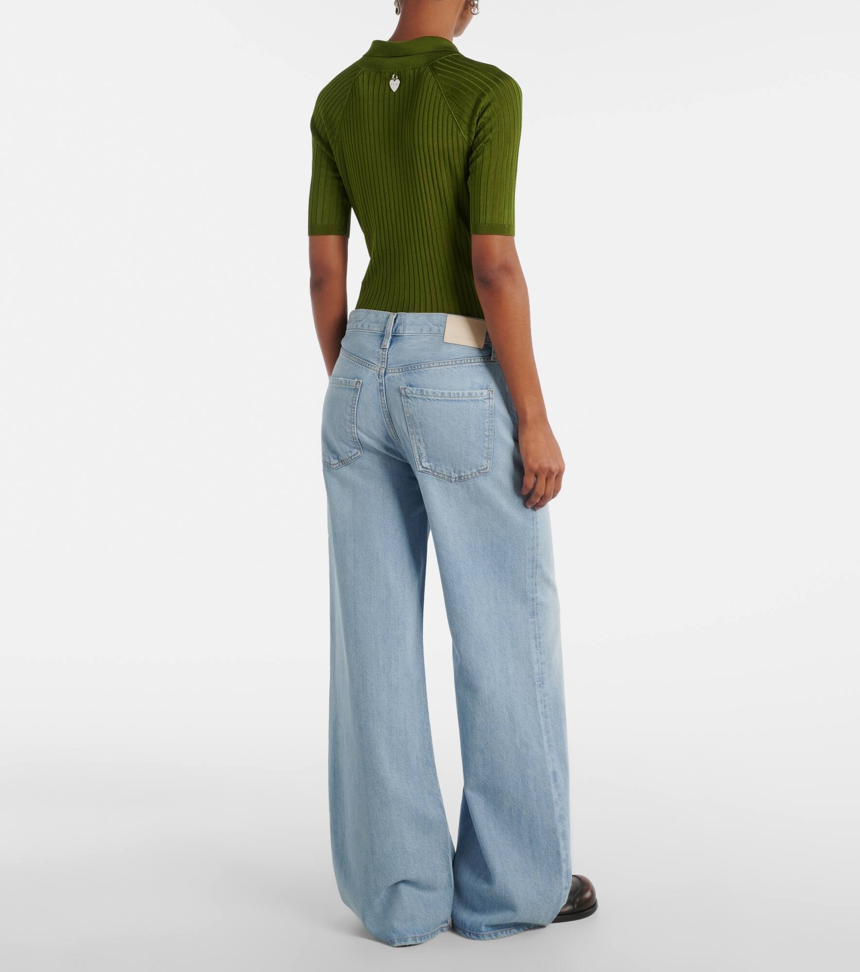 Paloma mid-rise wide-leg jeans - 3
