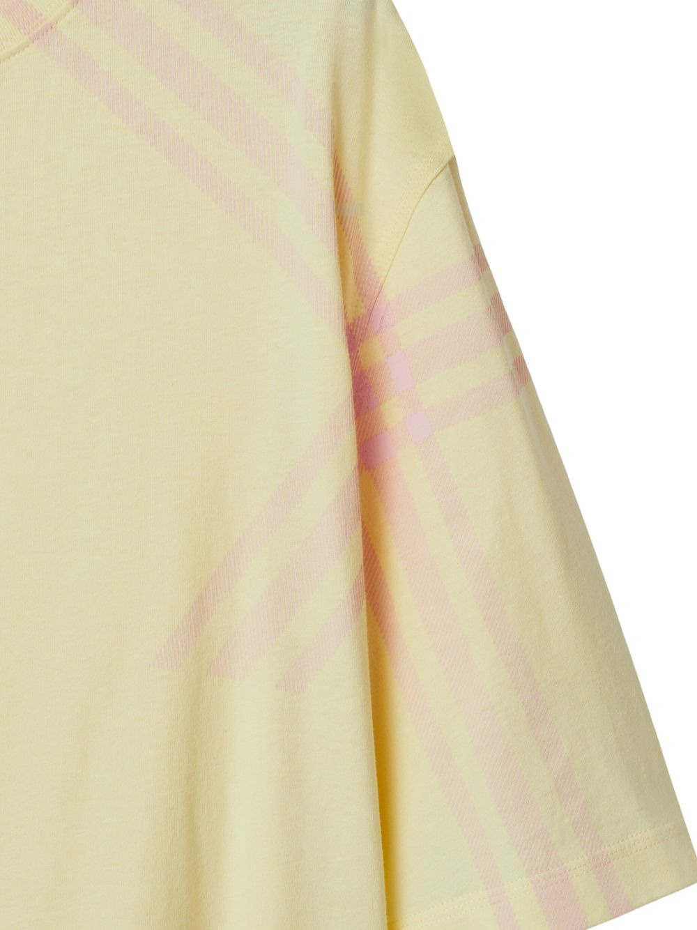 check-print cotton T-shirt - 5