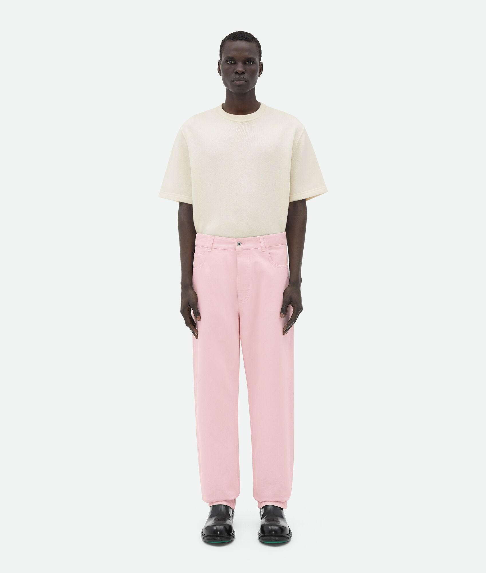 Pink Wash Wide Leg Denim - 1