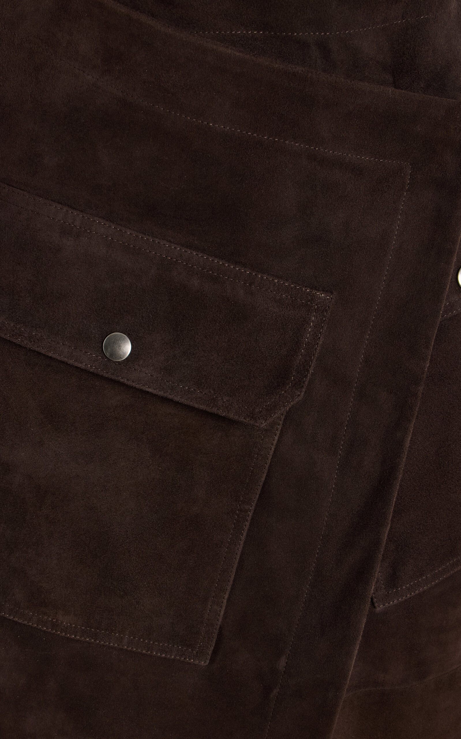 Suede Wrap Skirt brown - 5