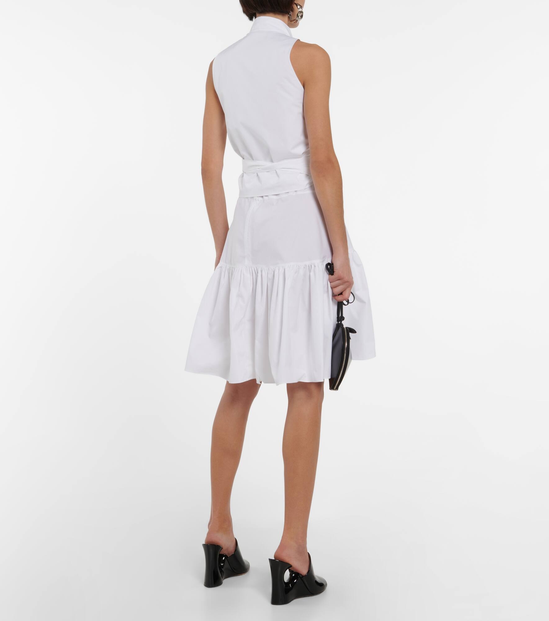 Cotton poplin minidress - 3