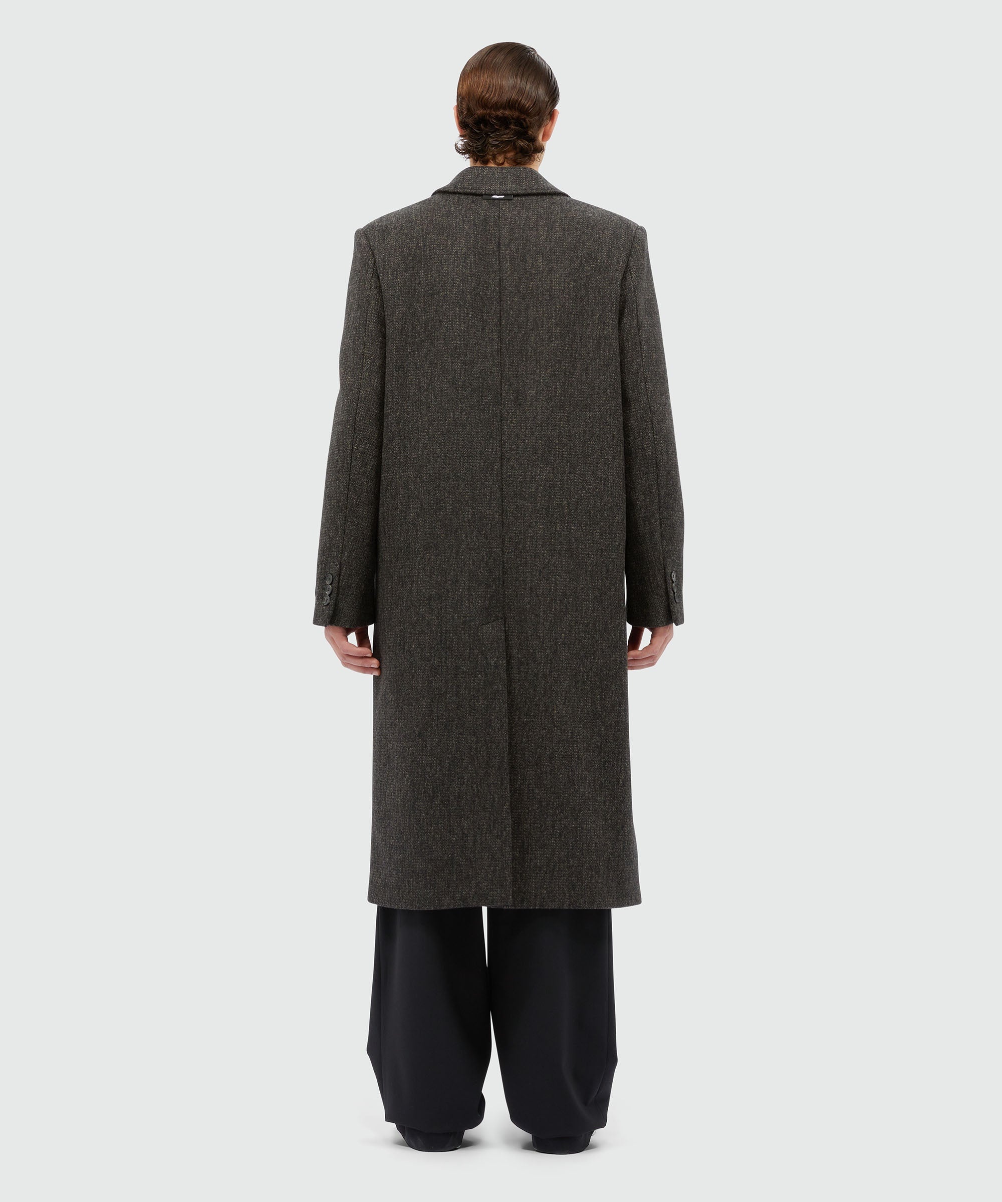 MSGM Tailoring long wool coat - 3