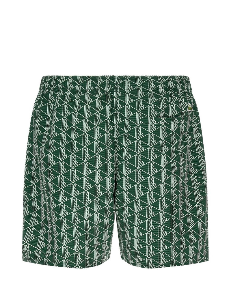 LACOSTE monogram-print drawstring swimsuit outlook