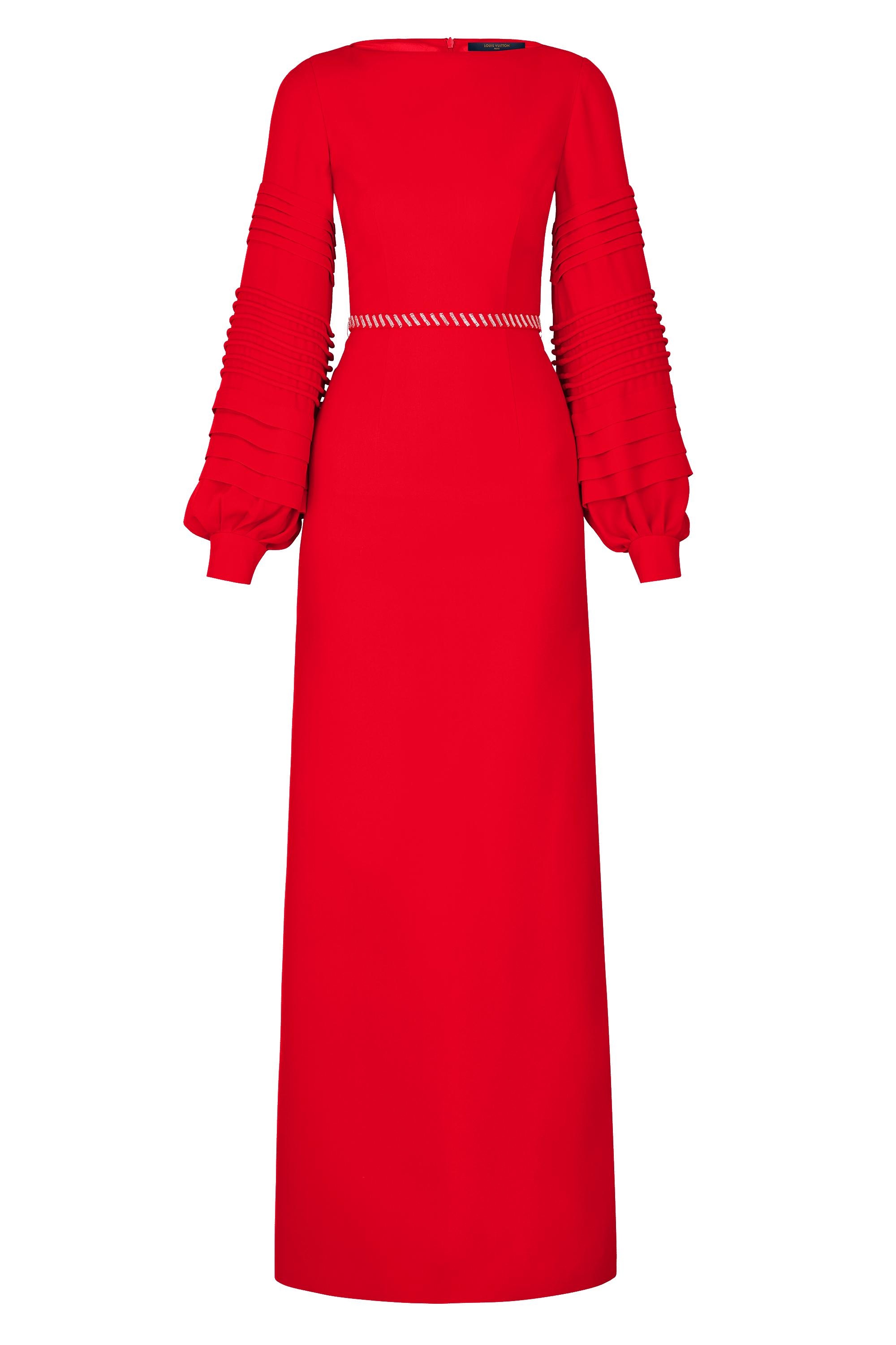 Long-Sleeved Evening Dress - 1