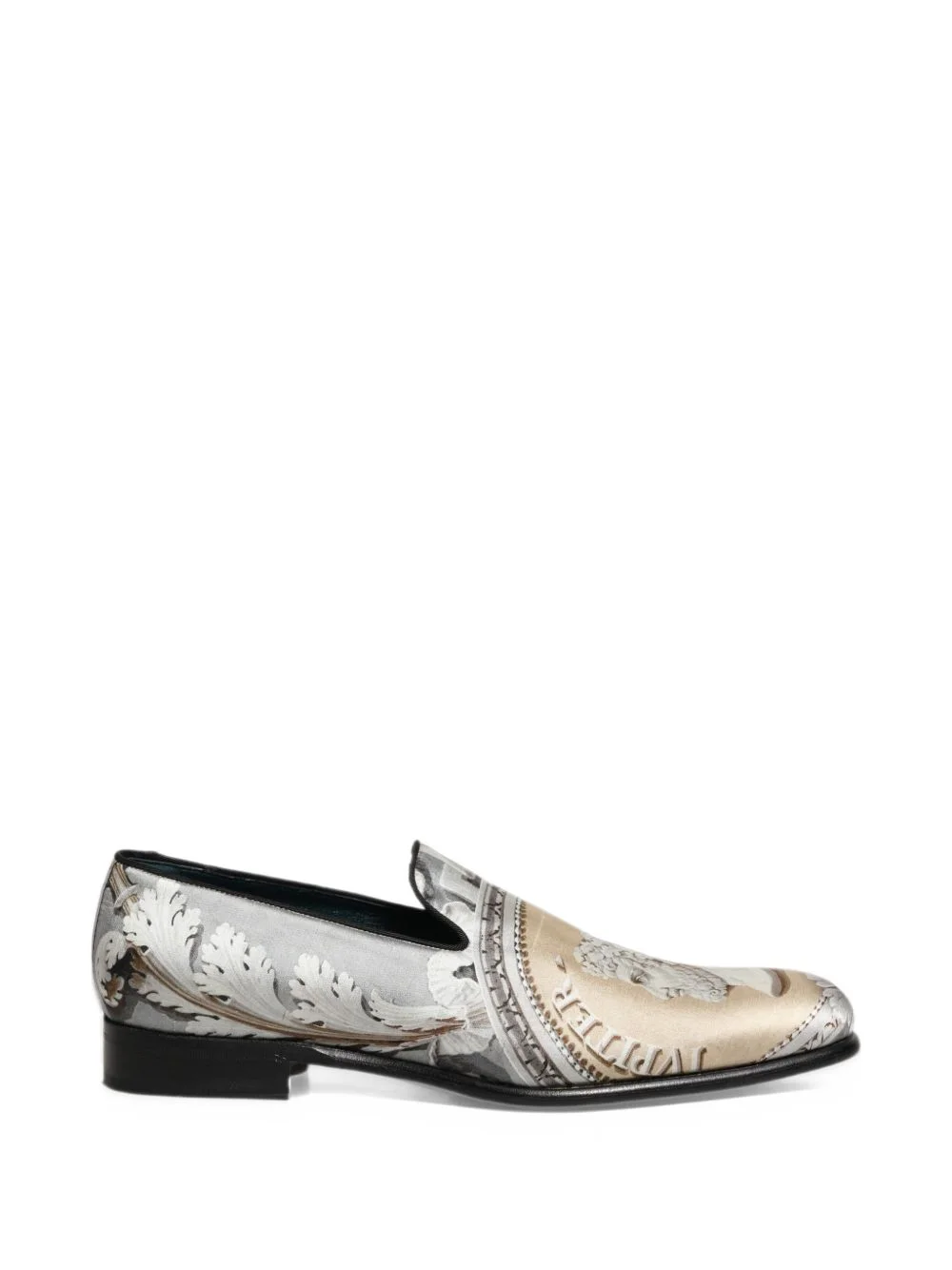 Roman-print loafers - 1