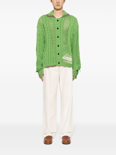 Andersson Bell Sauvage cotton cardigan outlook