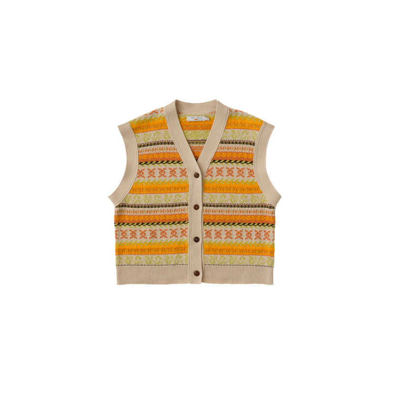 Kim Fair Isle Vest  Multi - 7