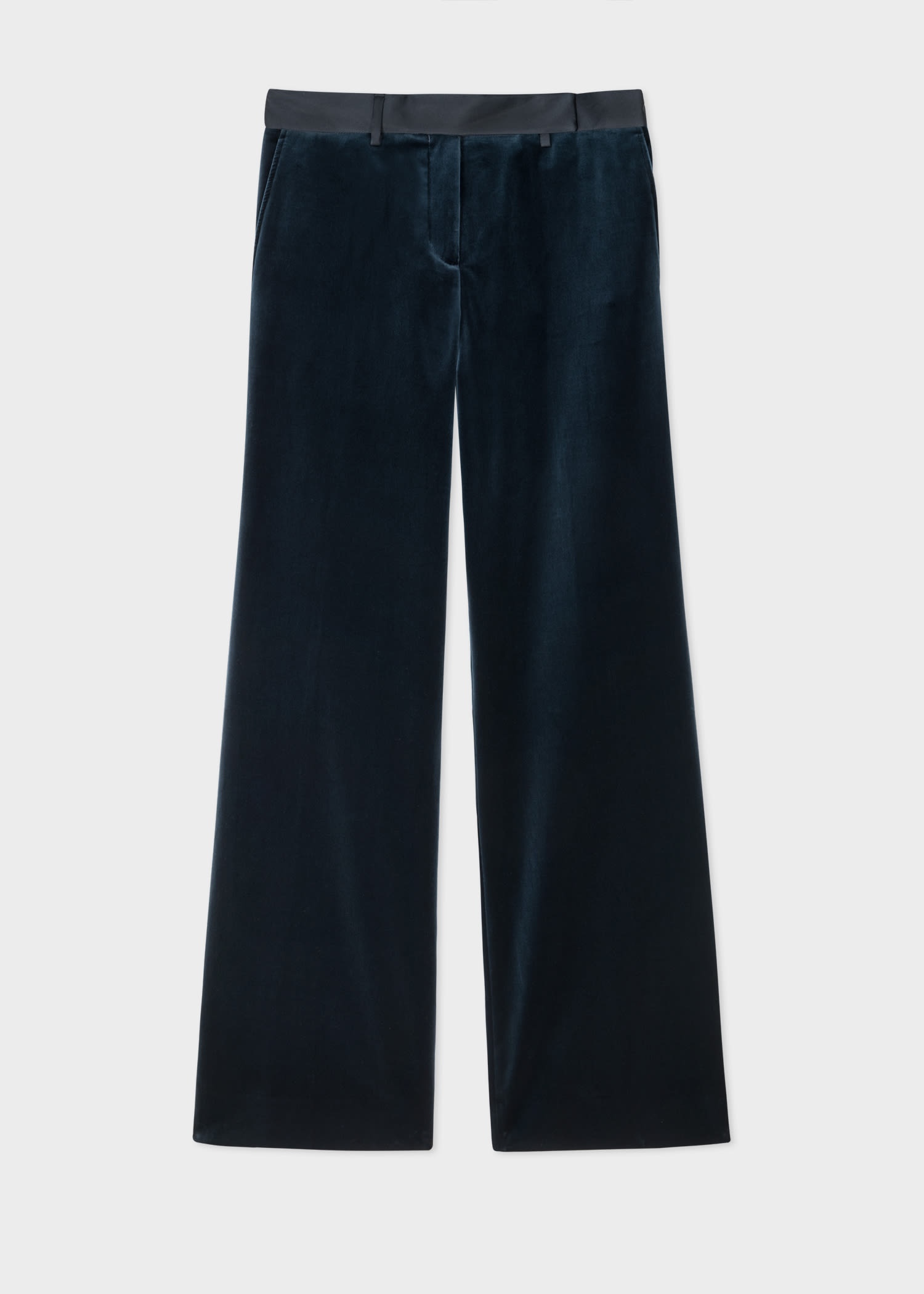 Velvet Bootcut Pants - 1