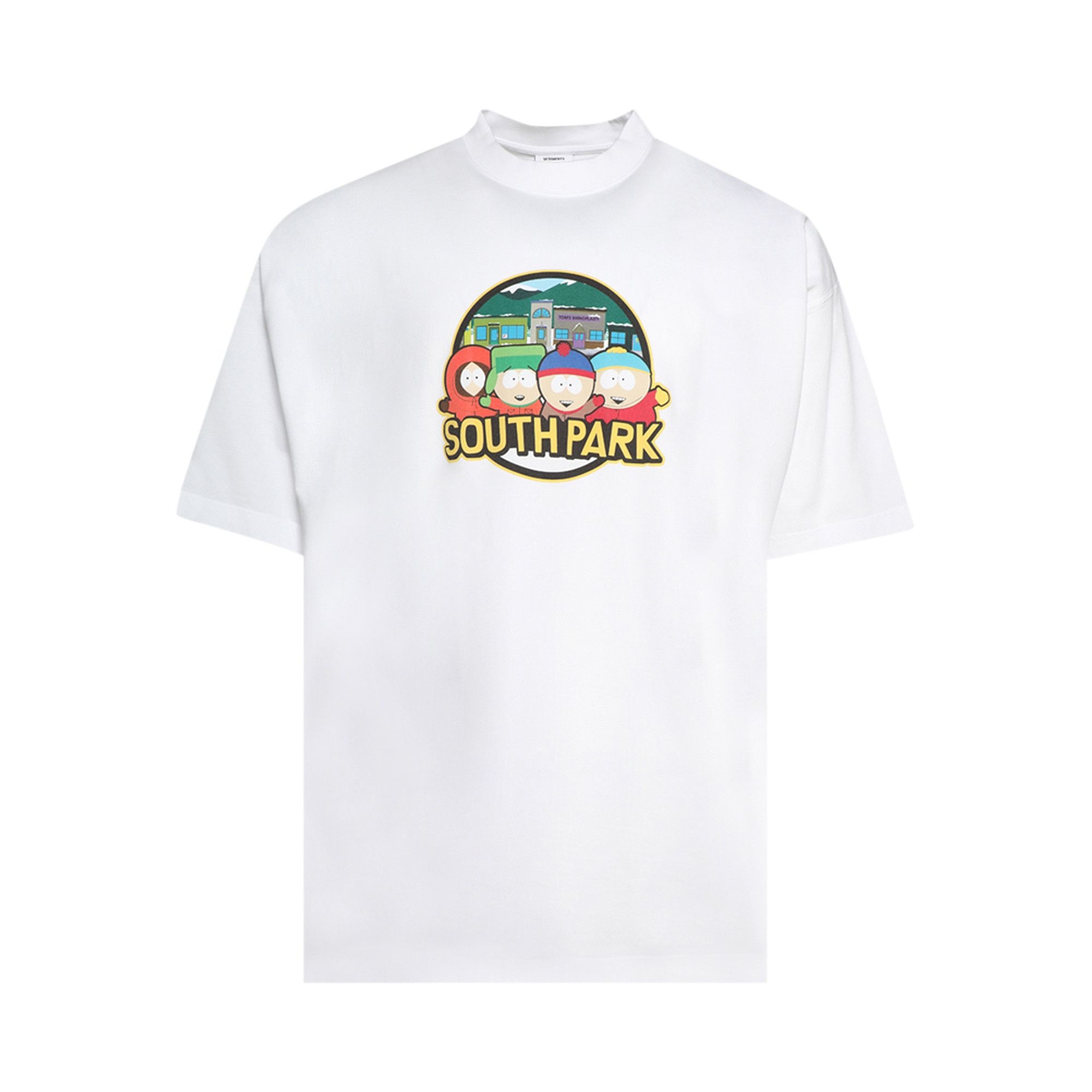 Vetements South Park Oversized T-Shirt 'White' - 1