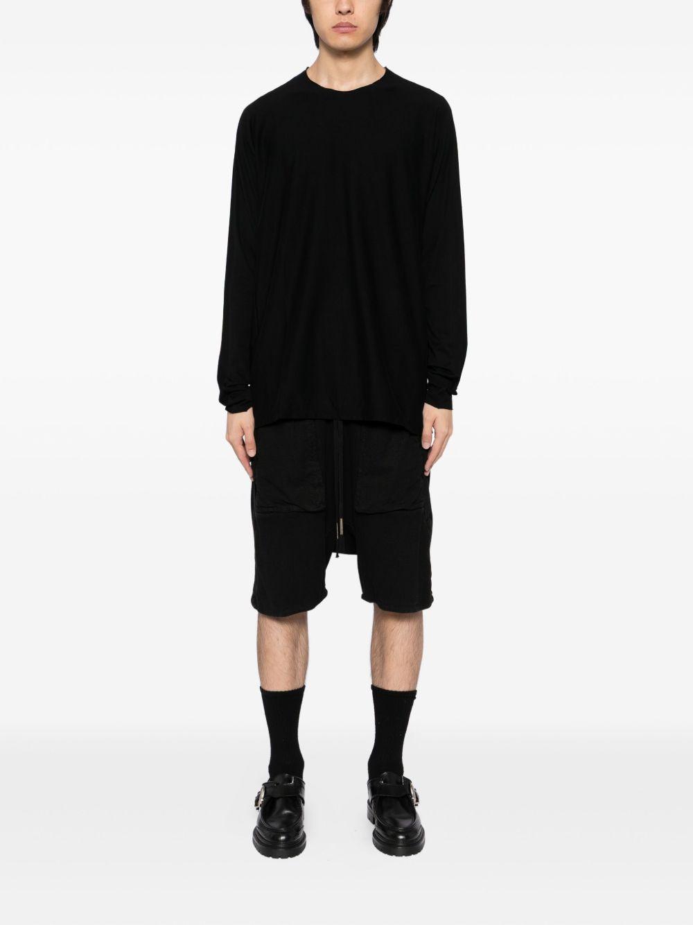 raw-cut cotton T-shirt - 2