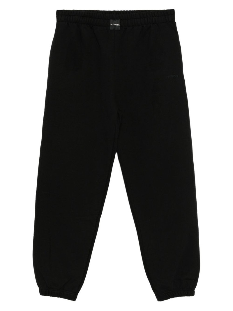 logo-embroidered trousers 1