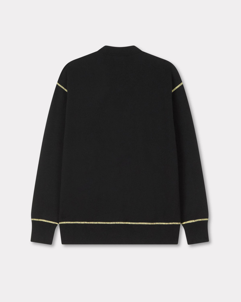 KENZO 'Boke Flower 2.0' embroidered cardigan in wool cotton outlook