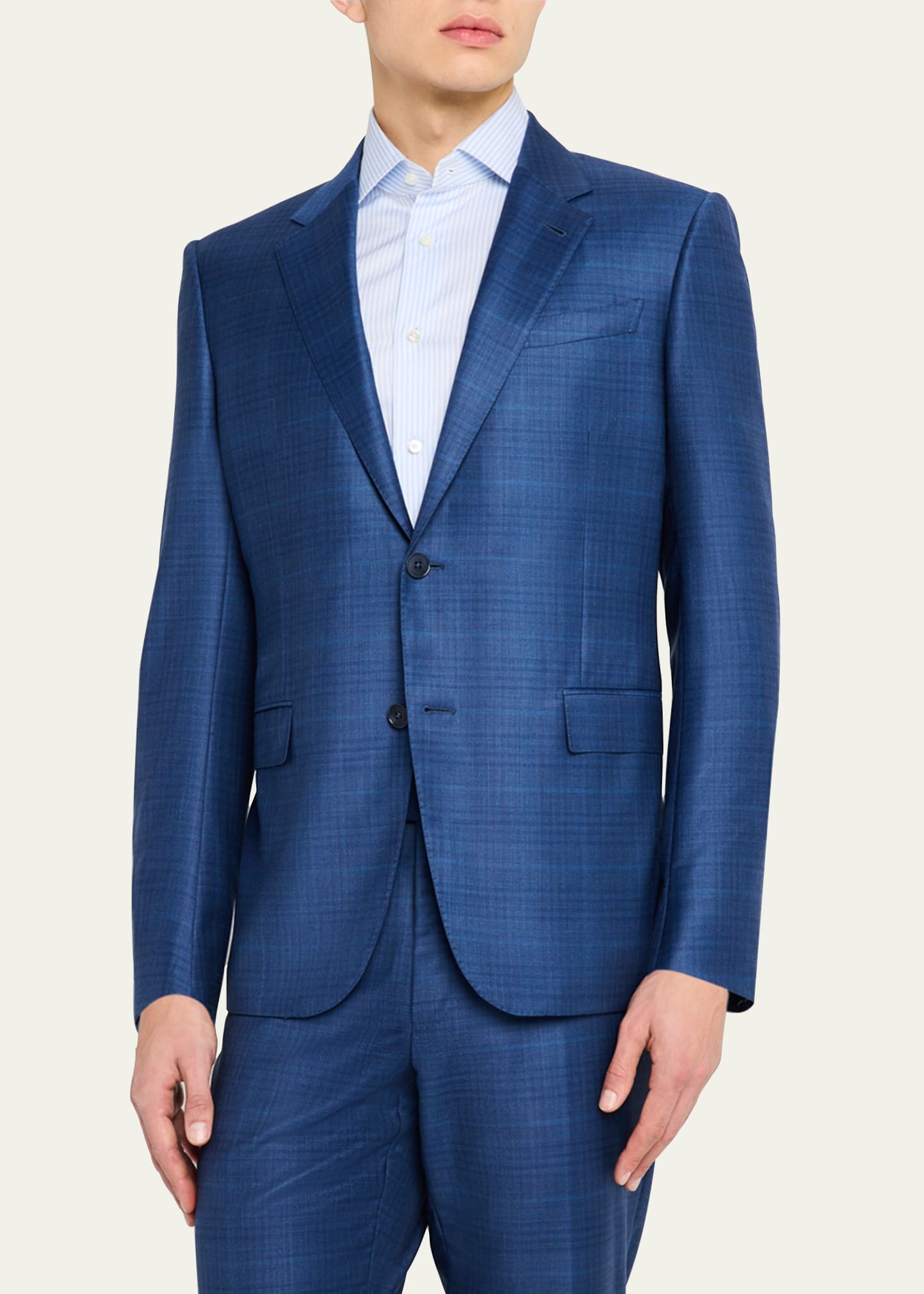 Men's Trofeo Check Suit - 4