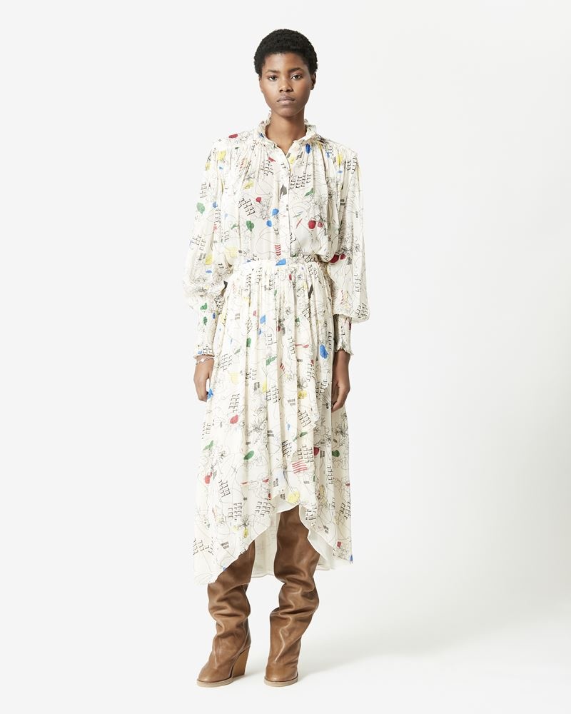 DENEZA PRINTED MAXI SKIRT - 2