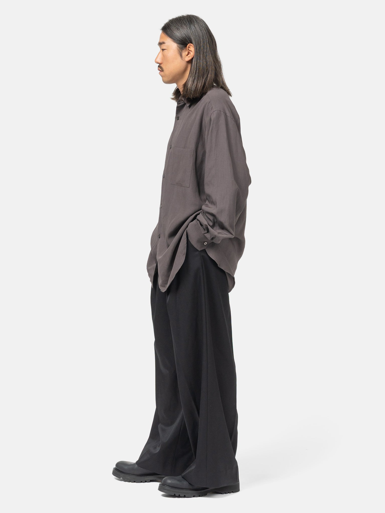 Extra Wide Trousers Black - 3